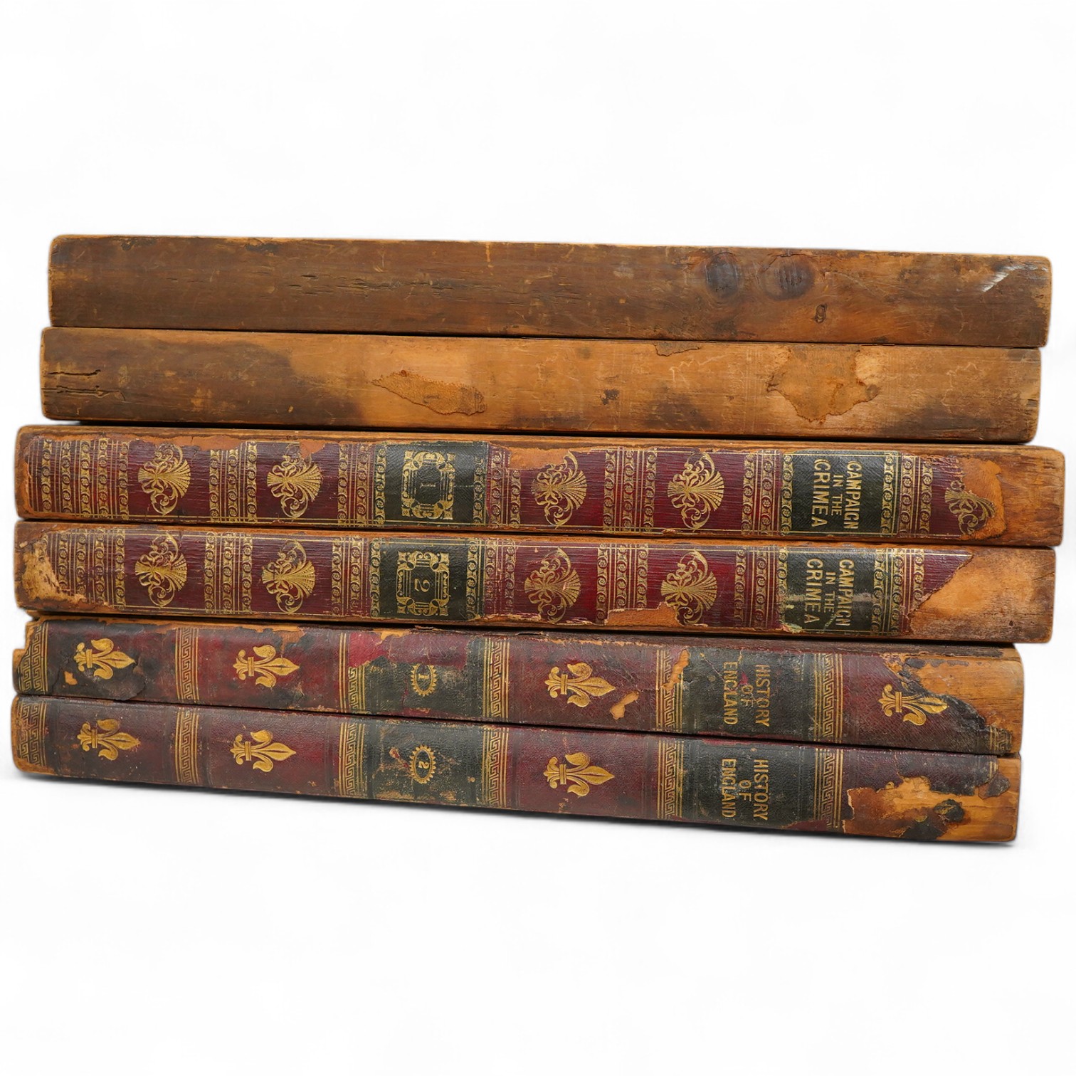 Three late 19th/early 20th century folding chess/backgammon boards fashioned as books
